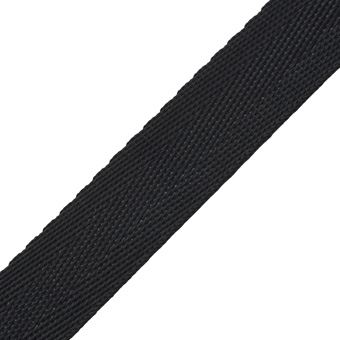 Polyester Webbing Standard Weight 25mm Black