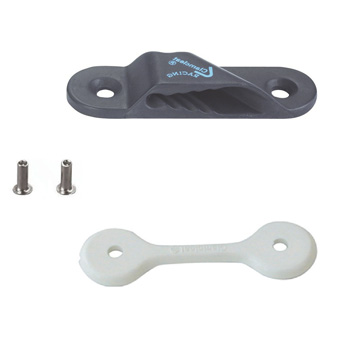 Clamcleat Anodised Aluminium Racing Sail Line Starboard Cleat with Backplate