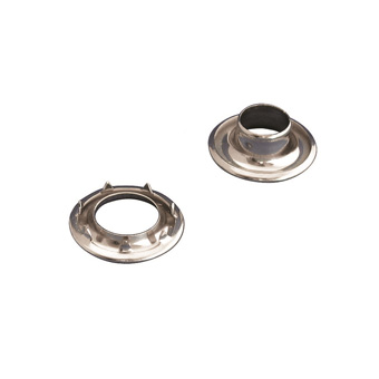 Stimpson No 0 Spur Toothed Nickel Plated Grommets - 144 Pack