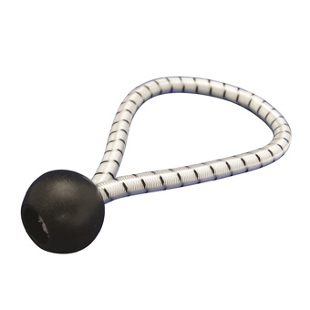 3'' x 5mm Shock Cord Ball Tie - 100 Pack