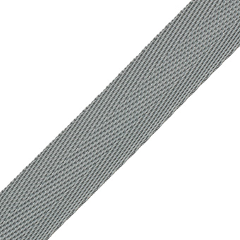 Polyester Webbing Standard Weight 25mm Grey