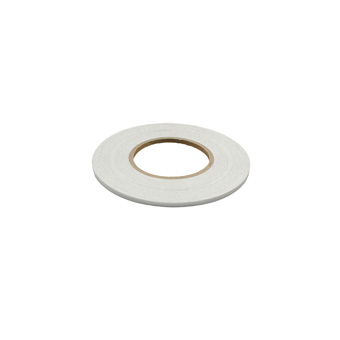 Slit Polyester Insignia Tape White 1/4