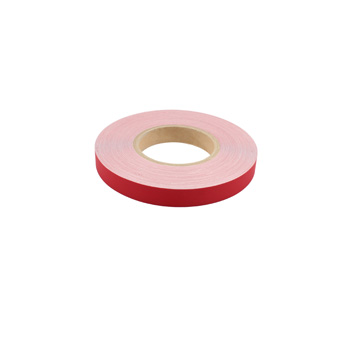 Slit Polyester Insignia Tape Red 3/4