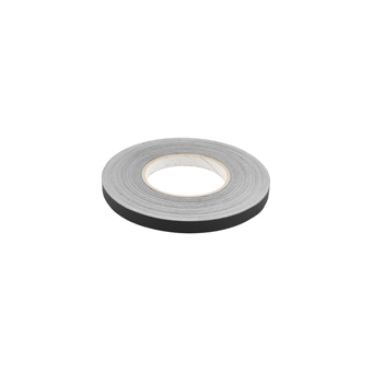 Slit Polyester Insignia Tape Black 1/2