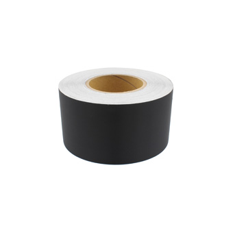 Slit Polyester Insignia Tape Black 3.5