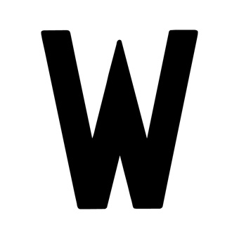 9 Inch | 235mm Polyester Insignia Black Sail Letter - W