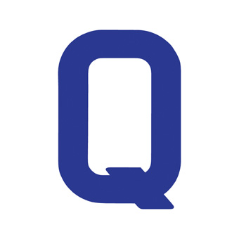 12 Inch | 308mm Polyester Insignia Blue Sail Letter - Q