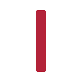 12 Inch | 308mm Polyester Insignia Red Sail Number - No 1