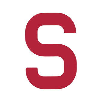 12 Inch | 308mm Polyester Insignia Red Sail Letter - S