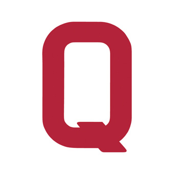 15 Inch | 380mm Polyester Insignia Red Sail Letter - Q