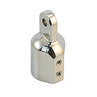 Cast Stainless Steel 22mm External Tube End Plug with Double Grub Screw