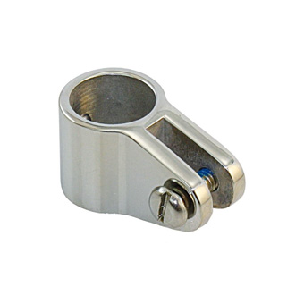 Cast Stainless Steel 22mm Tube Clamp with Double Grub Screw