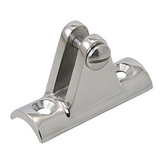 Cast Stainless Steel 90 Degree Deck Hinge for 22-25mm Tube Mounting