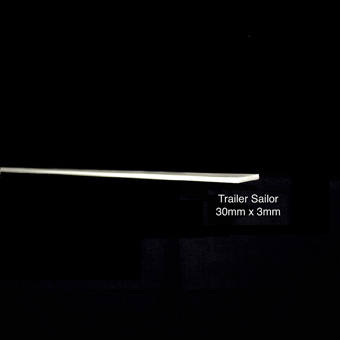 Bluestreak 30mm Contract & Untapered Trailer Sailer Batten (30mm x 3.0mm) x 15m