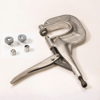 CAF Q-Snap Pres'nSnap Pliers + 4 Dies