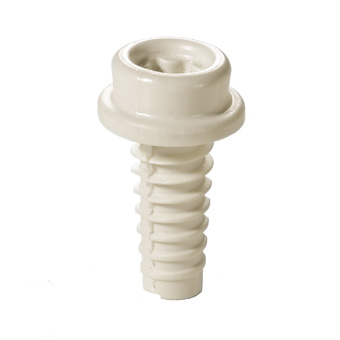 CAF-COMPO Screw-Stud M6 Cream 10mm 10 Pack