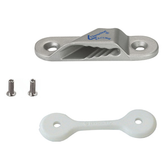 Clamcleat Aluminium Racing Sail Line Port Cleat with Backplate & Rivets