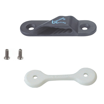 Clamcleat Anodised Aluminium Racing Sail Line Port Cleat with Backplate