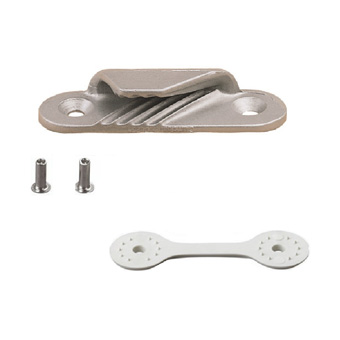 Clamcleat Aluminium Racing Sail Line Starboard Cleat with Backplate & Rivets