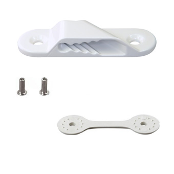 Clamcleat Sail Line Port Cleat with Backplate & Rivets