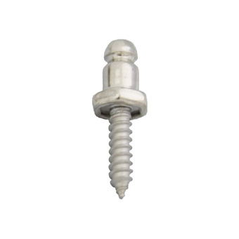LIFT-the-DOT Nickel Plated 15mm Self Tapping Screw Stud 20 Pack