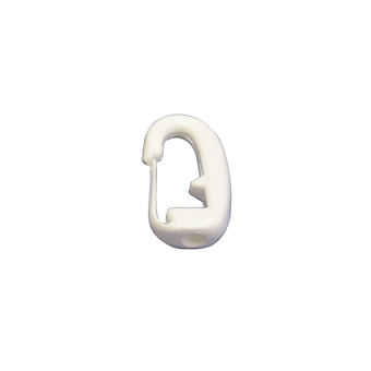 White Shockcord Handy Hook 6mm