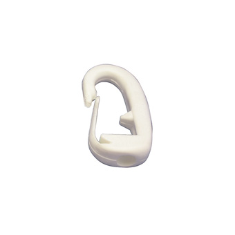 White Shockcord Handy Hook 8mm