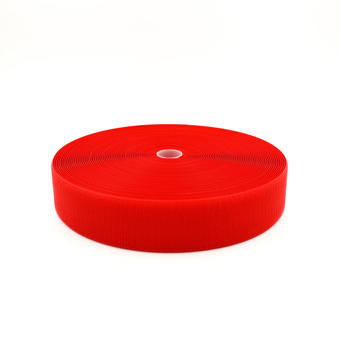 Hook & Loop - 38mm Sew-On Red Hook
