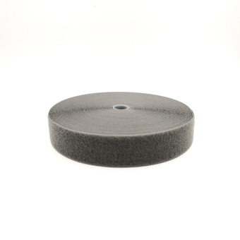 Hook & Loop - 38mm Sew-On Mid Grey Loop