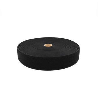 Hook & Loop - 38mm Sew-On Black Loop