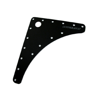 Rutgerson Racing Headboard 165 x 134 x 1.5mm Black