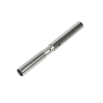 Rutgerson S/S Round Batten Connector 8mm