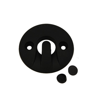 Stayput Horizontal Dome Hook Black