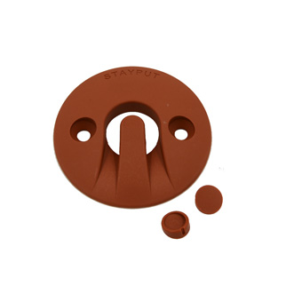 Stayput Horizontal Dome Hook Clay