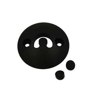 Stayput Vertical Dome Hook Black