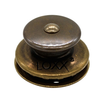 Loxx Antique Brass Large Head Button