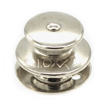 Loxx Nickel Plated Large Head Button Extended Thread