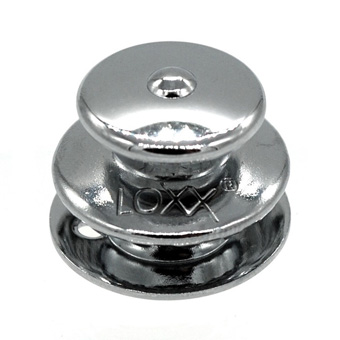 Loxx Chrome Large Head Button Extended Thread