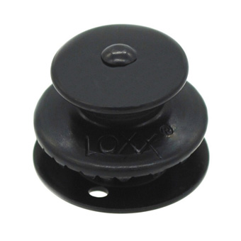 Loxx Black Chrome Large Head Button Extended Thread
