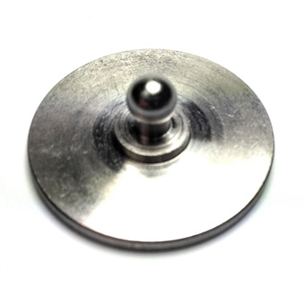 Loxx Stainless Steel Round Plate Stud for Adhesive
