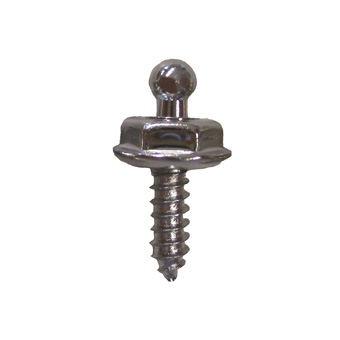 Loxx Stainless Steel 10mm Screw with Nickel Plated Stud