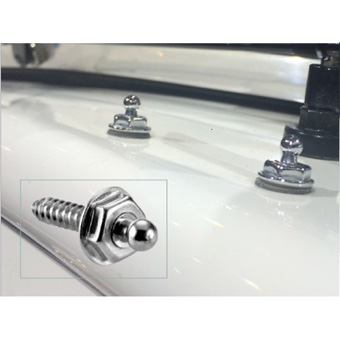 Loxx Stainless Steel 10mm Screw with Chrome Stud