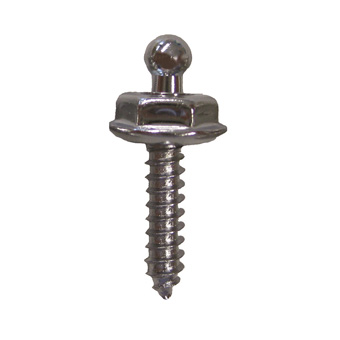Loxx Stainless Steel 16mm Screw with Nickel Plated Stud